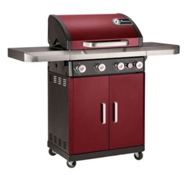 Landmann Rexon 4.1 Burner Gas BBQ Bordeaux Red 02379