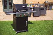 Landmann Triton 2 Burner Gas Barbecue Sapphire Black