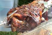 How to Use a Greek Style Charcoal Rotisserie BBQ