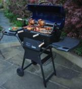 Barbeskew A Revolutionary Design Charcoal Rotisserie BBQ