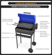 Compact Charcoal BarbeSkew